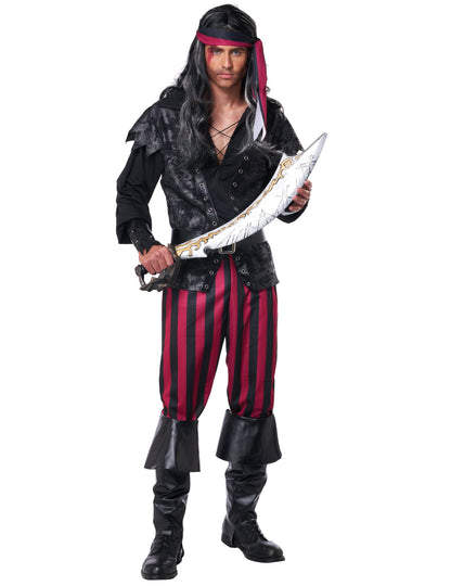 Homme piratii cu dungi deghizare