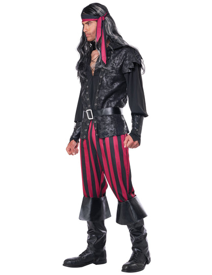 Homme piratii cu dungi deghizare