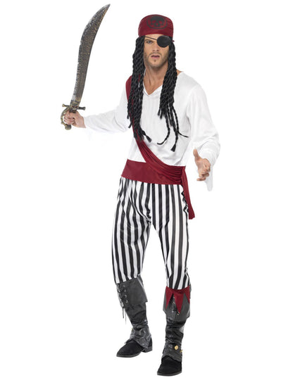 Pirate deghizare cu Bandana Man Red