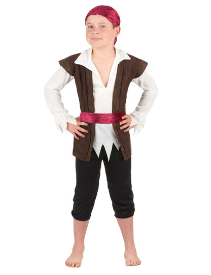 Costum de băiat pirat cu bandana