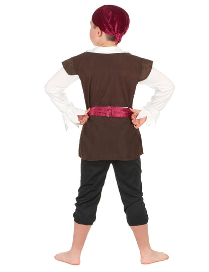 Costum de băiat pirat cu bandana