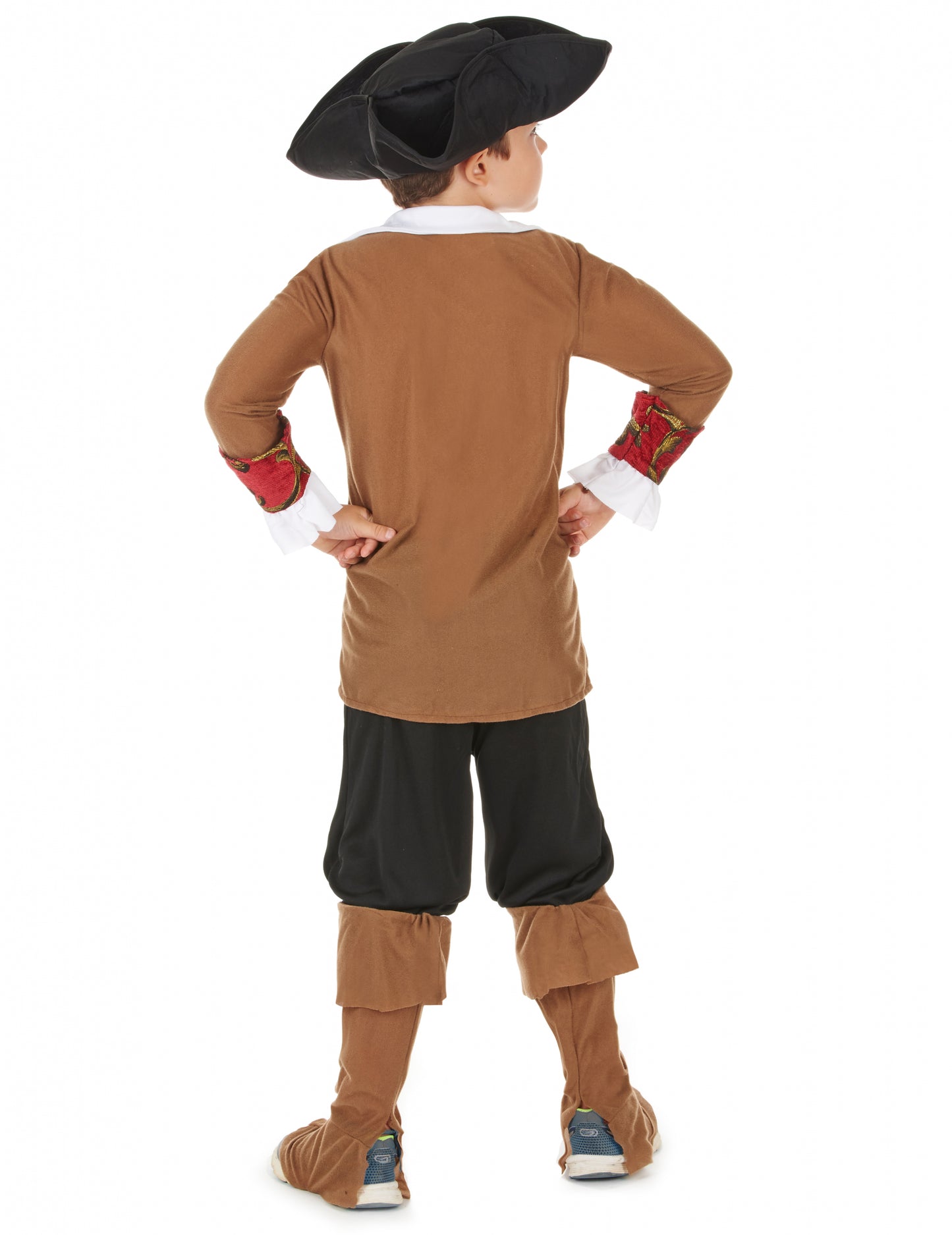 Costum de băiat pirat maro și negru