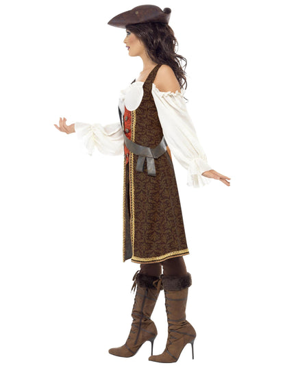 Costum de pirați maro femei