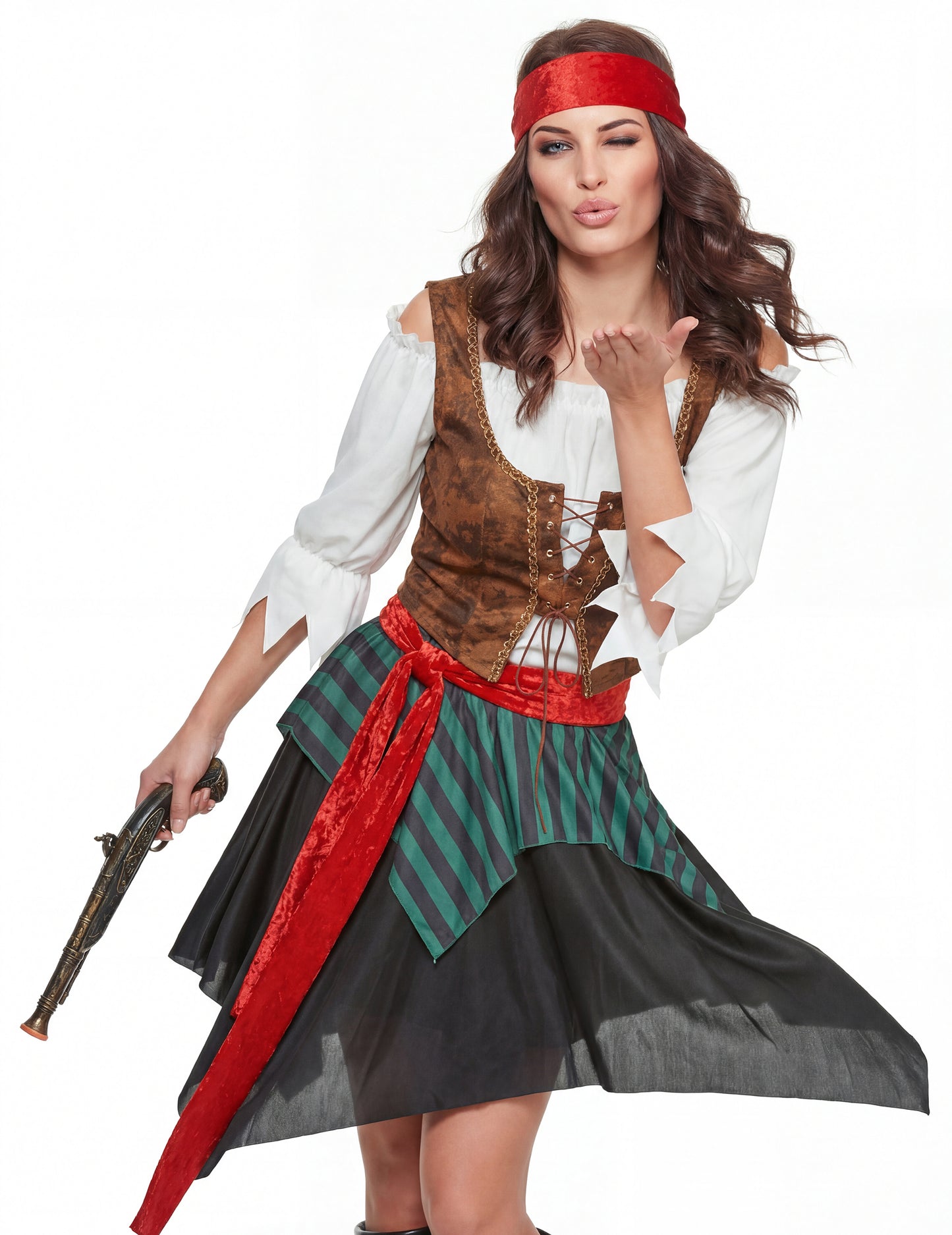 Femeie cu dungi deghizate