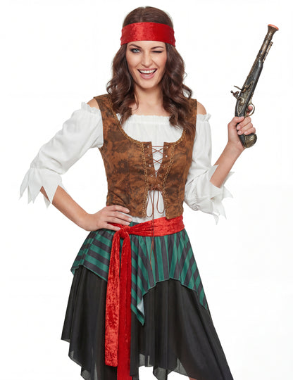 Femeie cu dungi deghizate