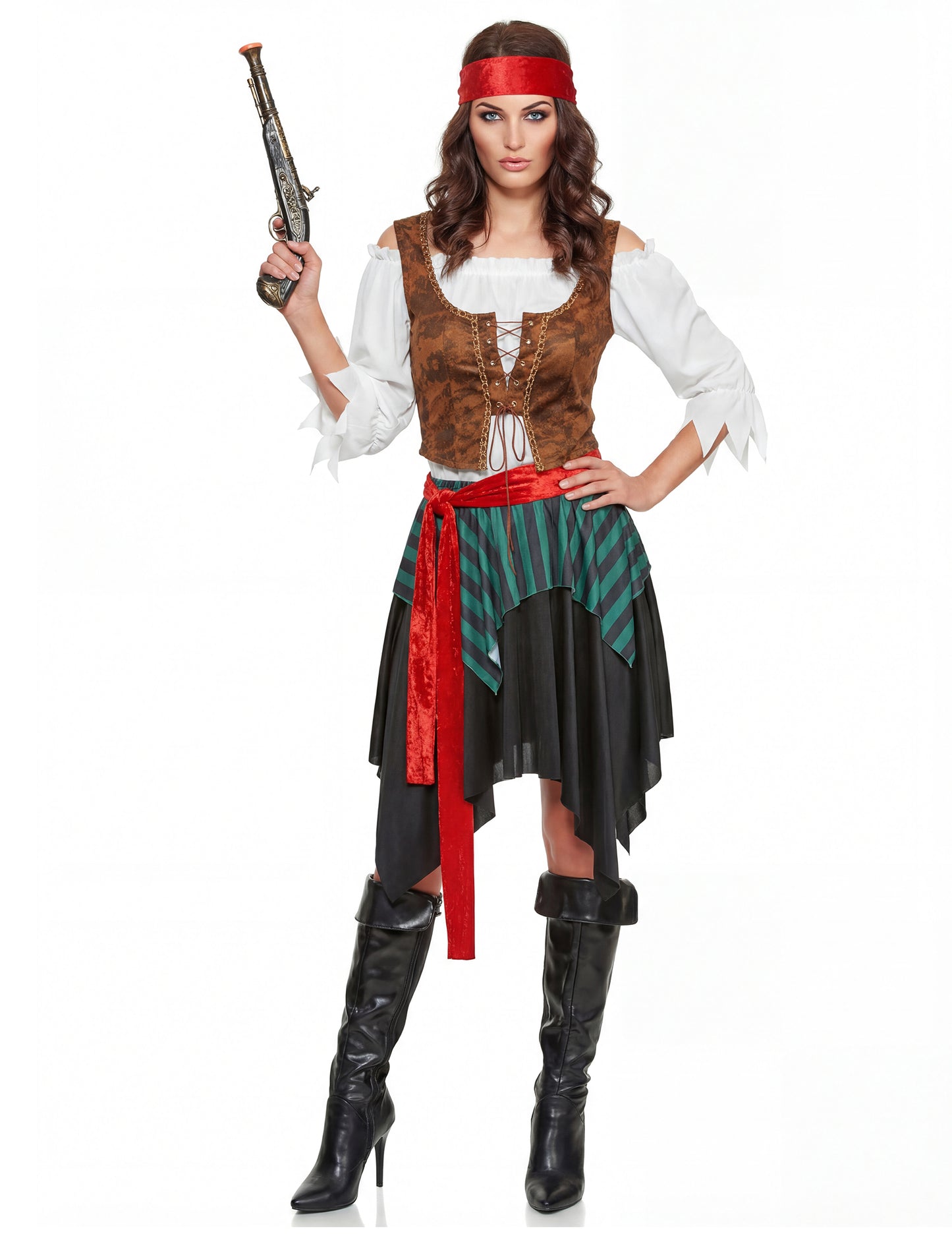 Femeie cu dungi deghizate