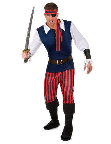 Pirate deghizează dungi roșii și negre