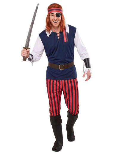 Pirate deghizează dungi roșii și negre