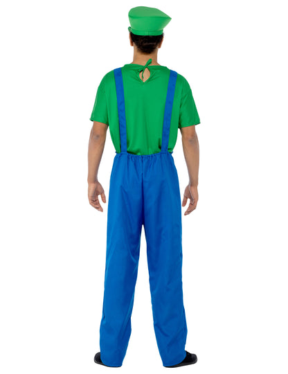 Costum de instalator verde pentru bărbați
