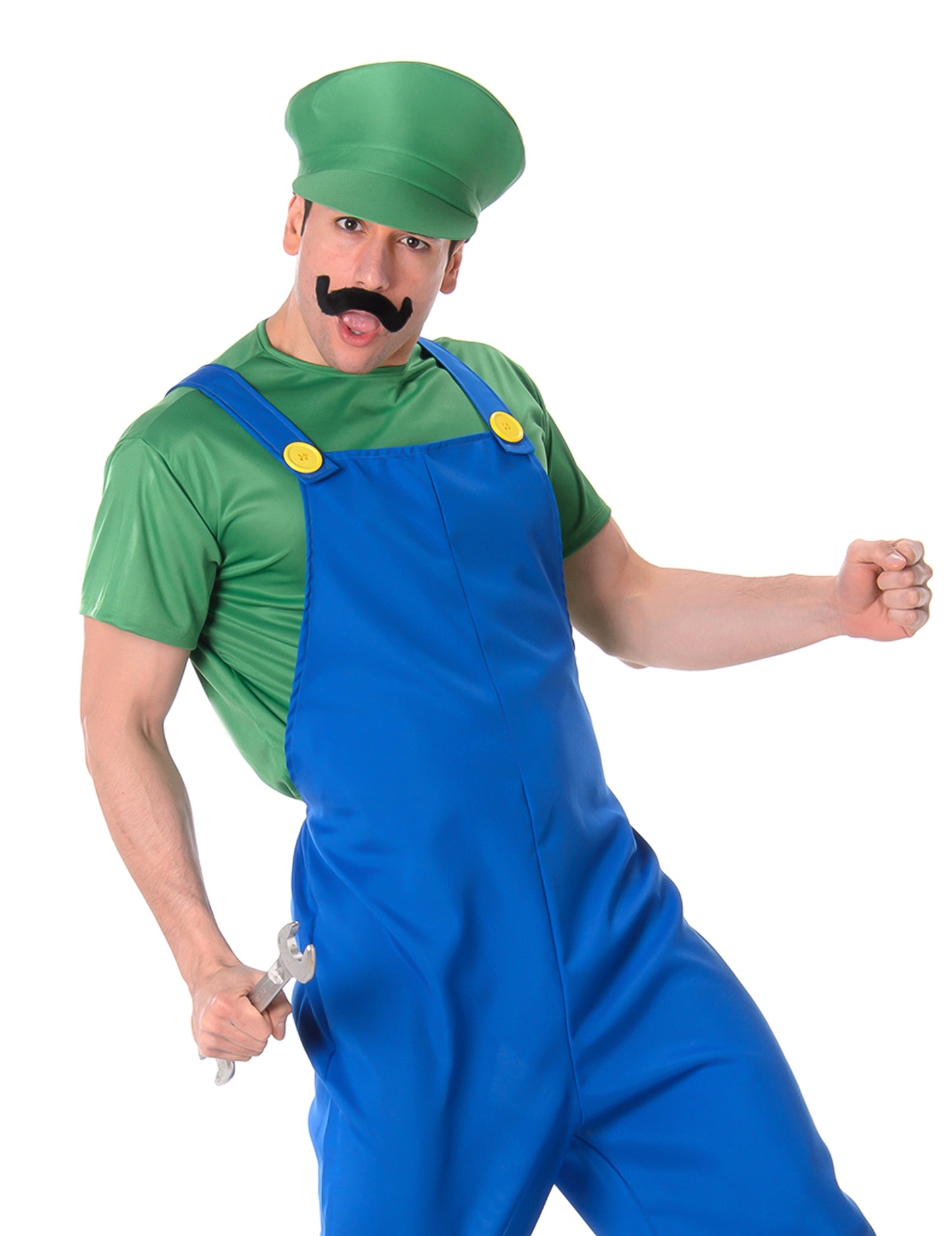 Costum de instalator verde pentru bărbați