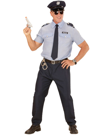 Costum de poliție albastră pentru bărbați