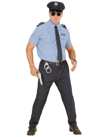 Costum de poliție albastră pentru bărbați