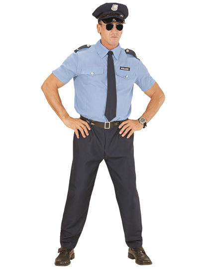 Costum de poliție albastră pentru bărbați