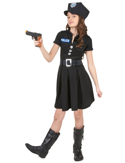 Costum de poliție Fată neagră