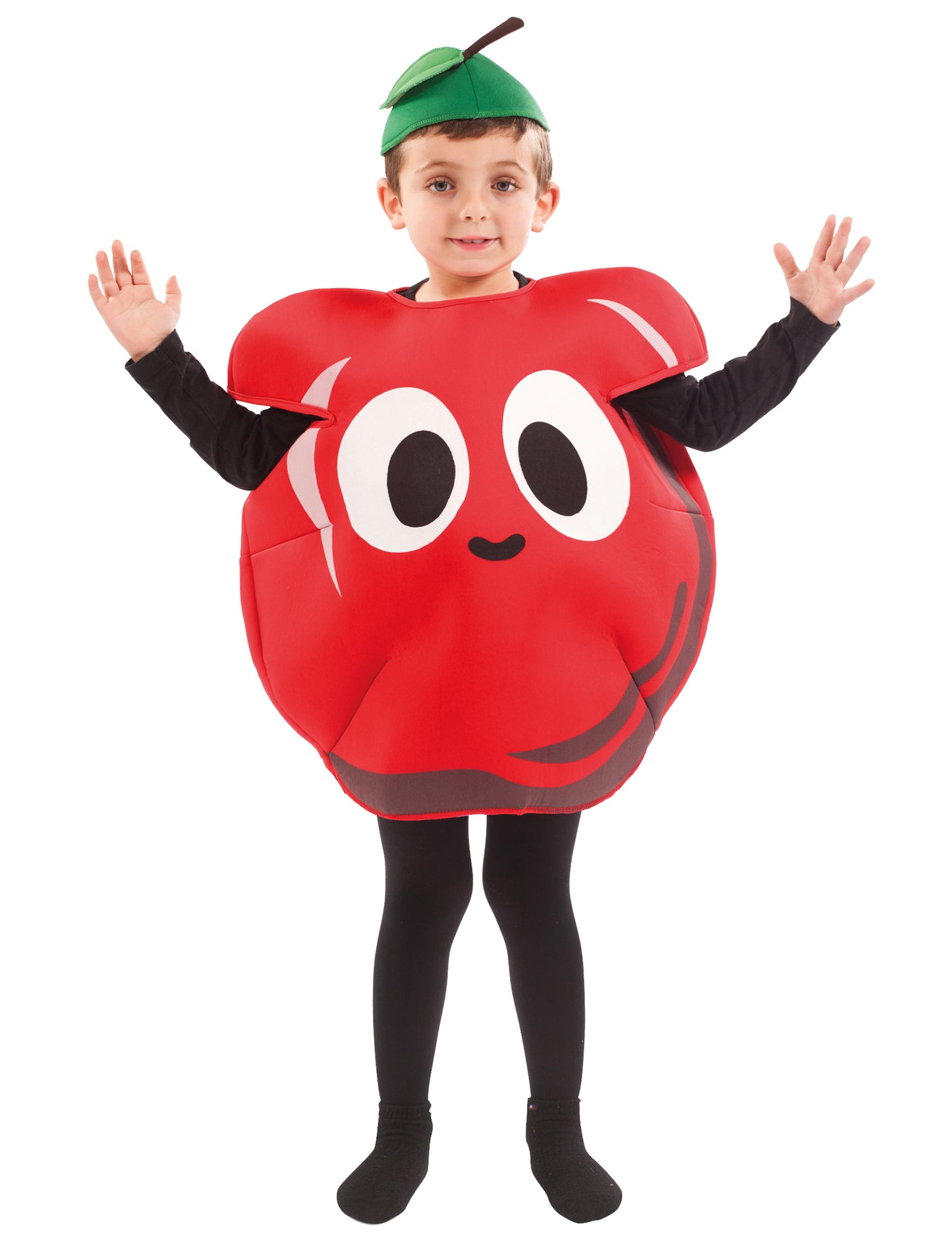 Costum de mere roșu pentru copii