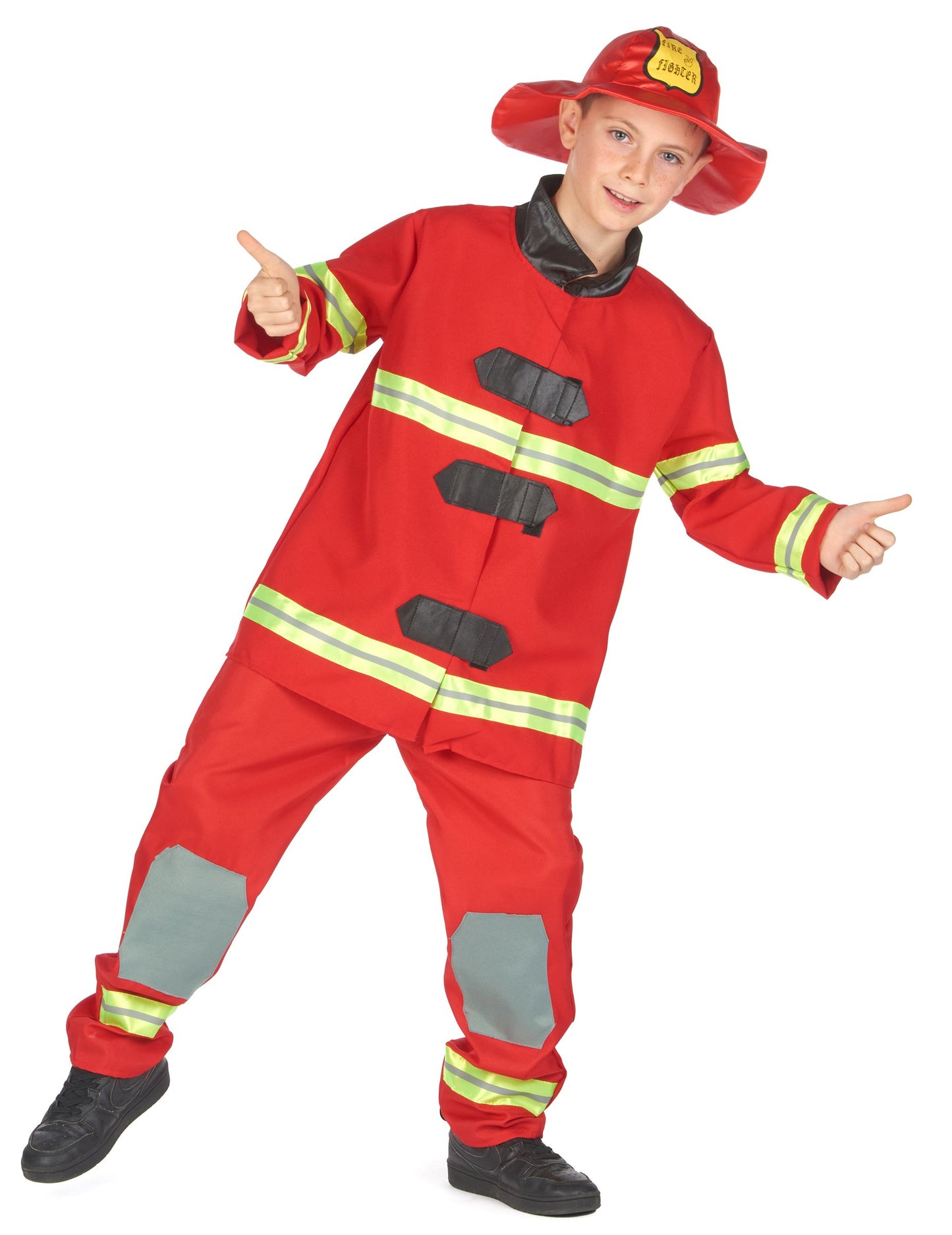 Costum de pompieri roșii pentru copii