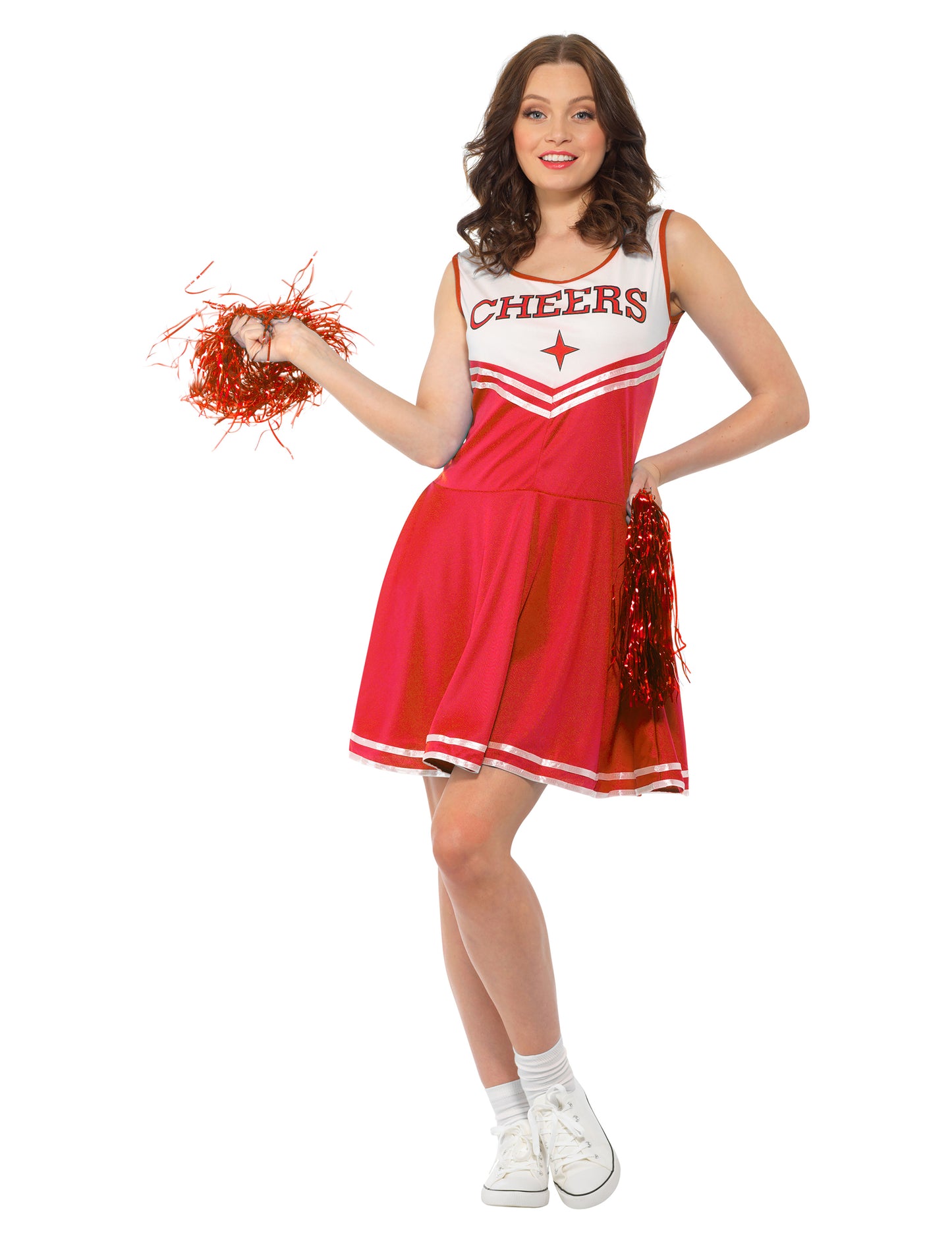 Red Pompom Girl Deghize Noroc Femeie
