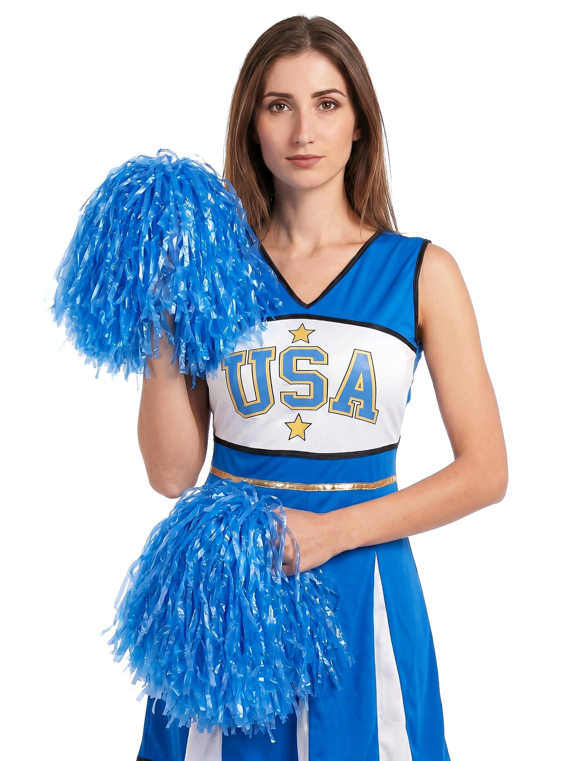 Pompom Girl USA Costum Blue Woman