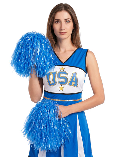 Pompom Girl USA Costum Blue Woman