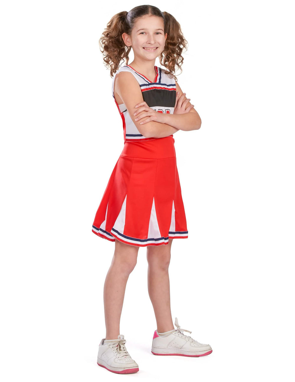 Vedere din profil a costumului pompom girl sua
