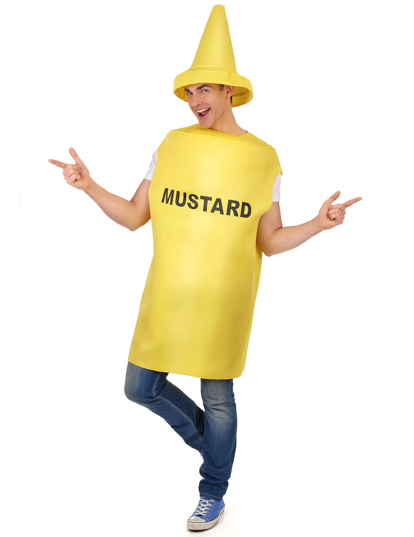 Costum pentru borcan de muștar pentru adulți