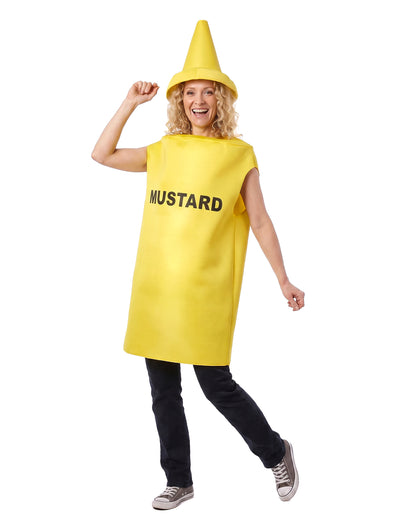 Costum pentru borcan de muștar pentru adulți