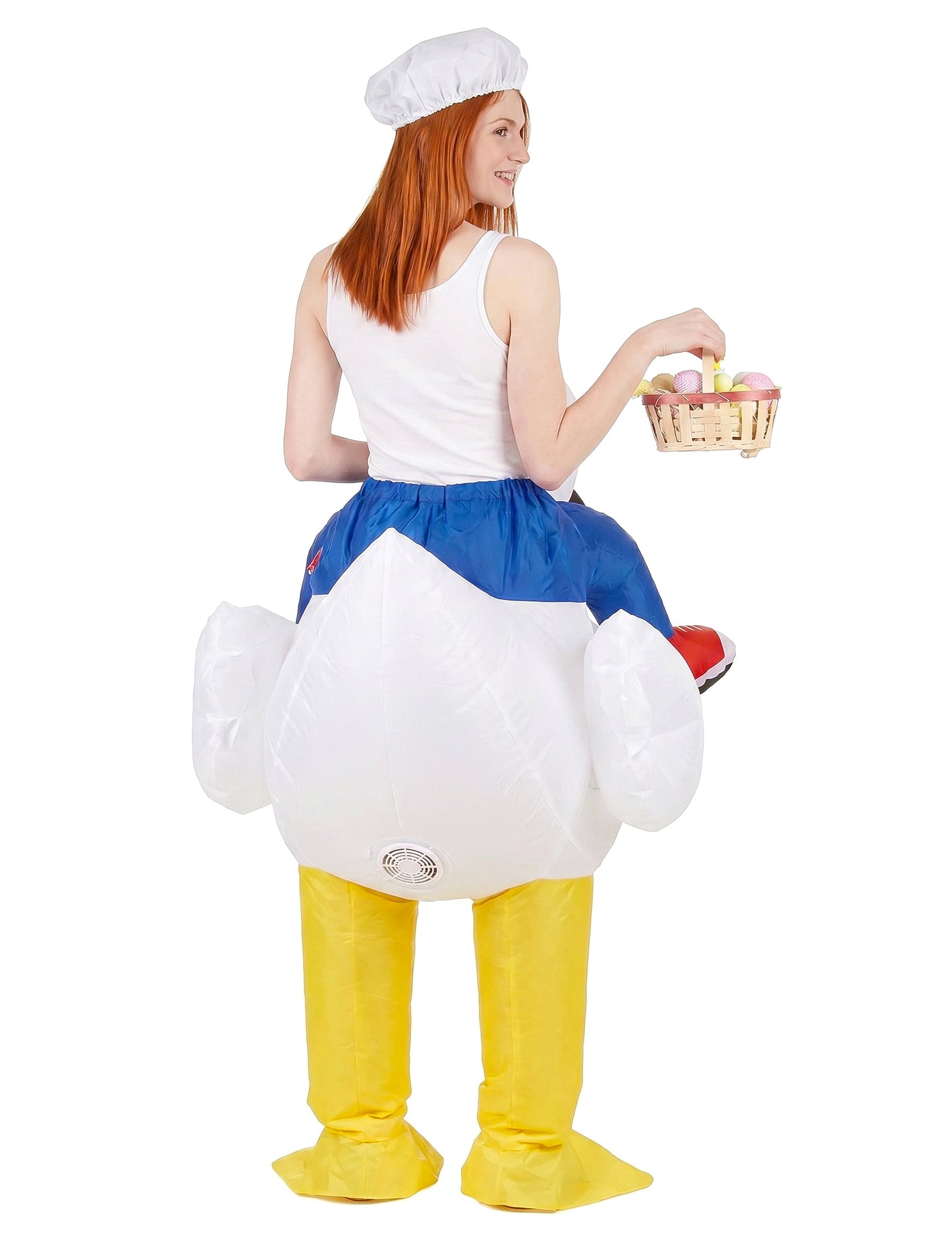 Costum de pui gonflabil pentru adulți