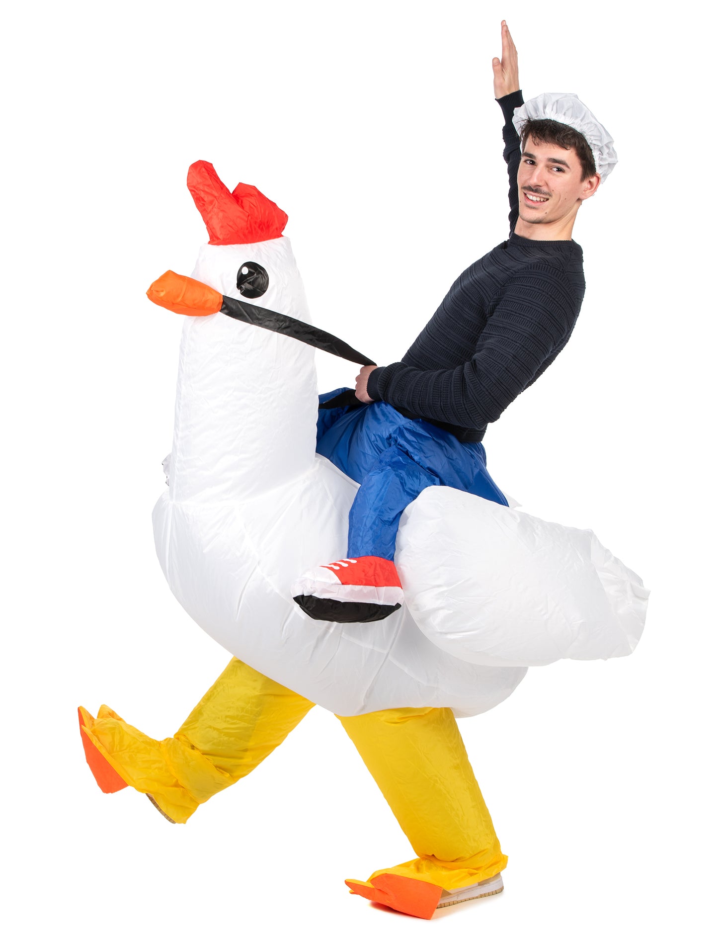 Costum de pui gonflabil pentru adulți