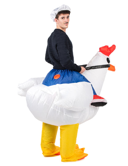 Costum de pui gonflabil pentru adulți