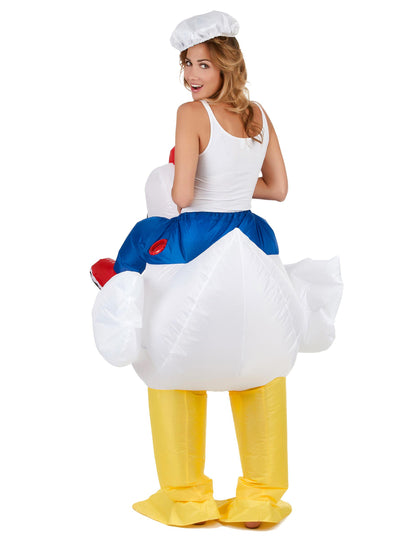 Costum de pui gonflabil pentru adulți