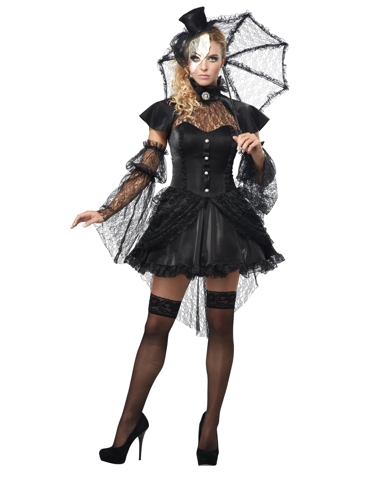 Deghizarea păpușilor gotice de Halloween pentru femei