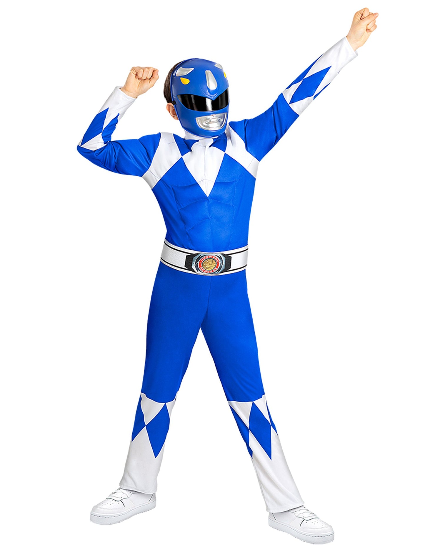 Costum Blue Power Ranger Musculos pentru Copii