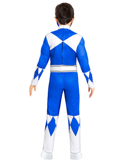 Costum Blue Power Ranger Musculos pentru Copii