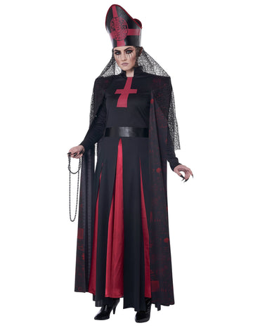 Costum de preoteasă ocultă de lux pentru femei