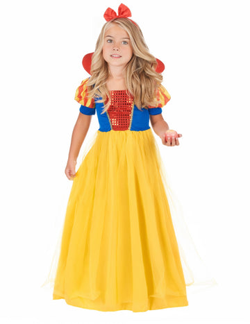 Costum prințesă cu bandă de cap de fată