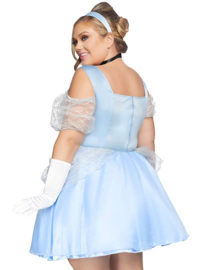 Costum mare de prințesă albastră