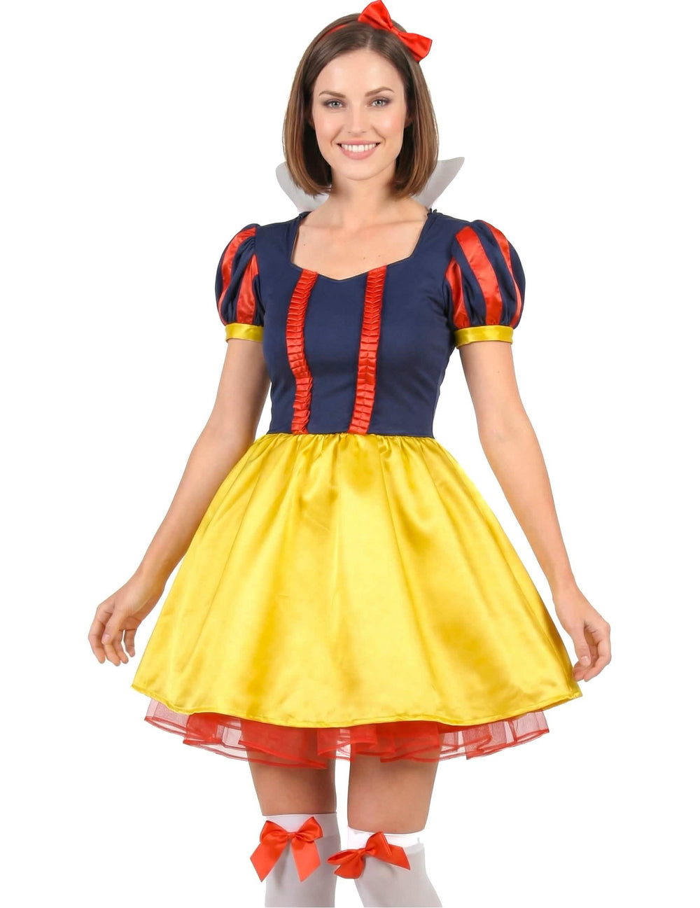 Prim-plan pe bust și mânecile costumului Prințesa celor 7 pitici