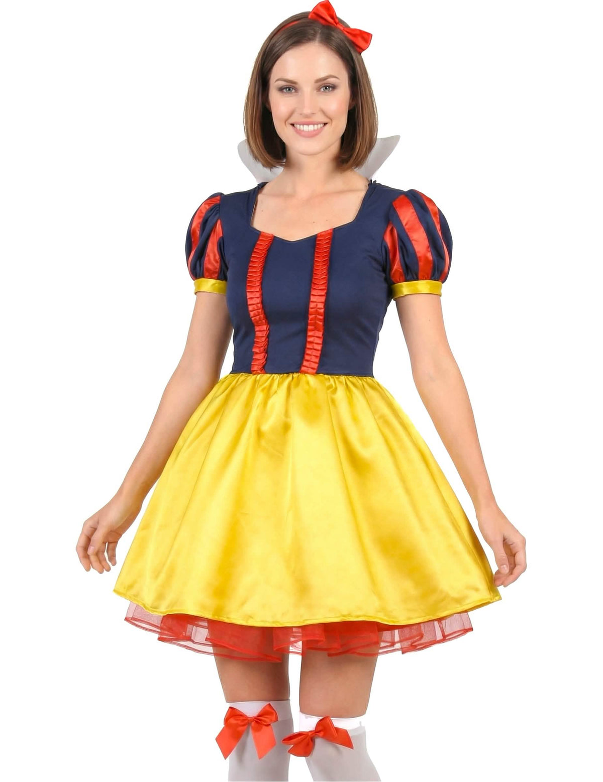 Prim-plan pe bust și mânecile costumului Prințesa celor 7 pitici