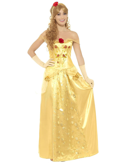 Costum prințesă de vise galbene femeie