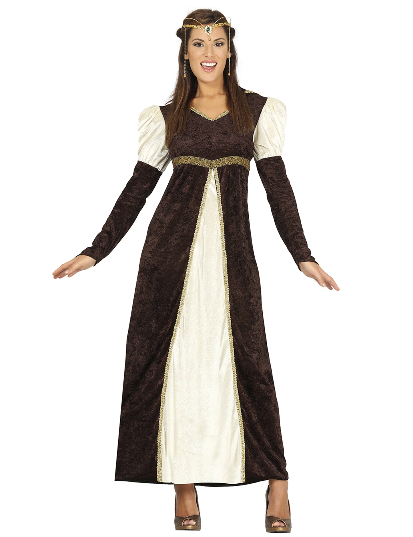 Médieval Princess Brown Princess Femeie