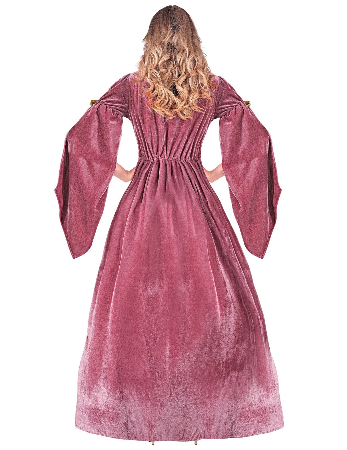 Prințesa medievală roz și albă deghizată prințesa medievală a femeilor