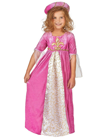 Pink and Gold Medieval Princess deghizare