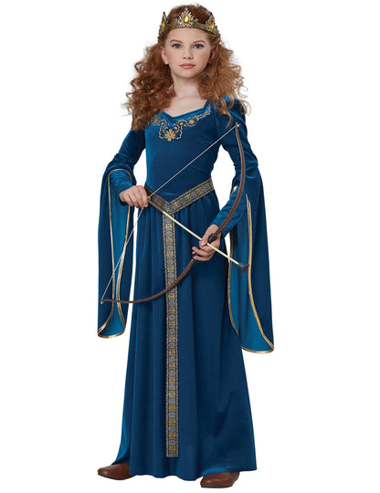 Médieval Princess Costum Velvet Fată de lux