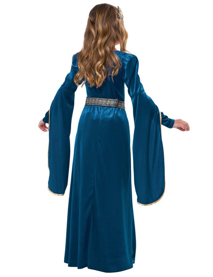 Médieval Princess Costum Velvet Fată de lux