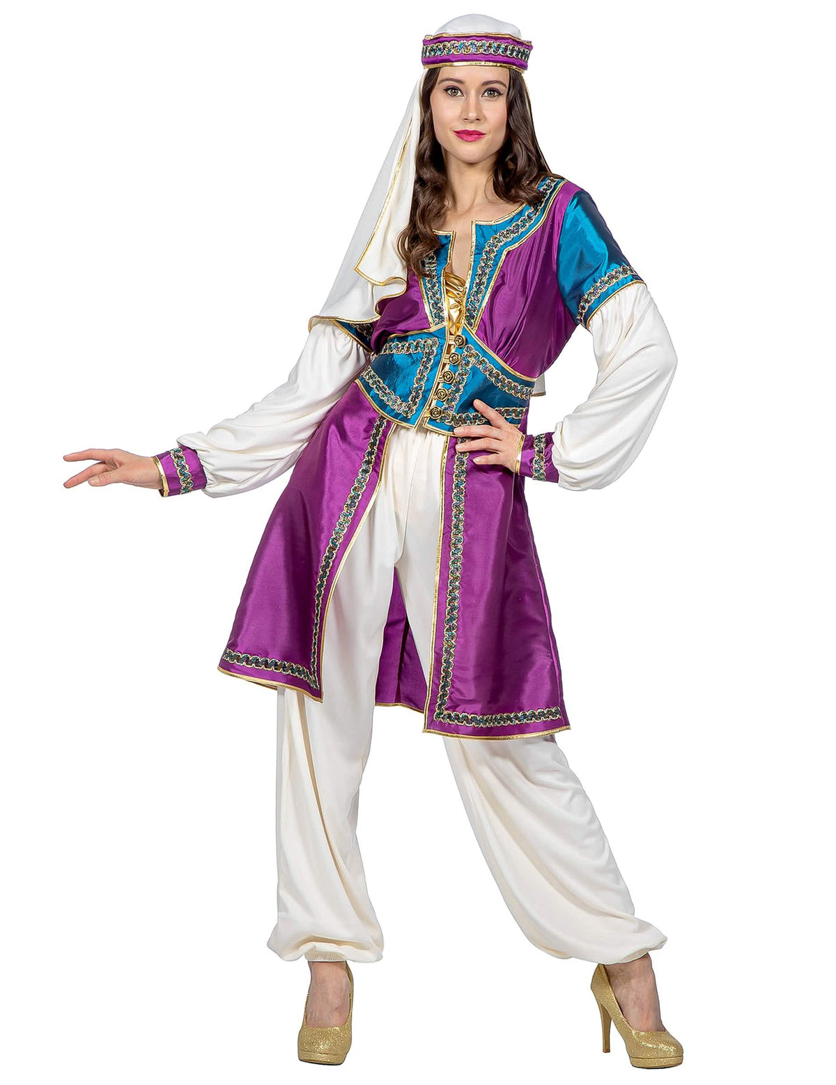 Costum de prințesă orientală de lux pentru femei