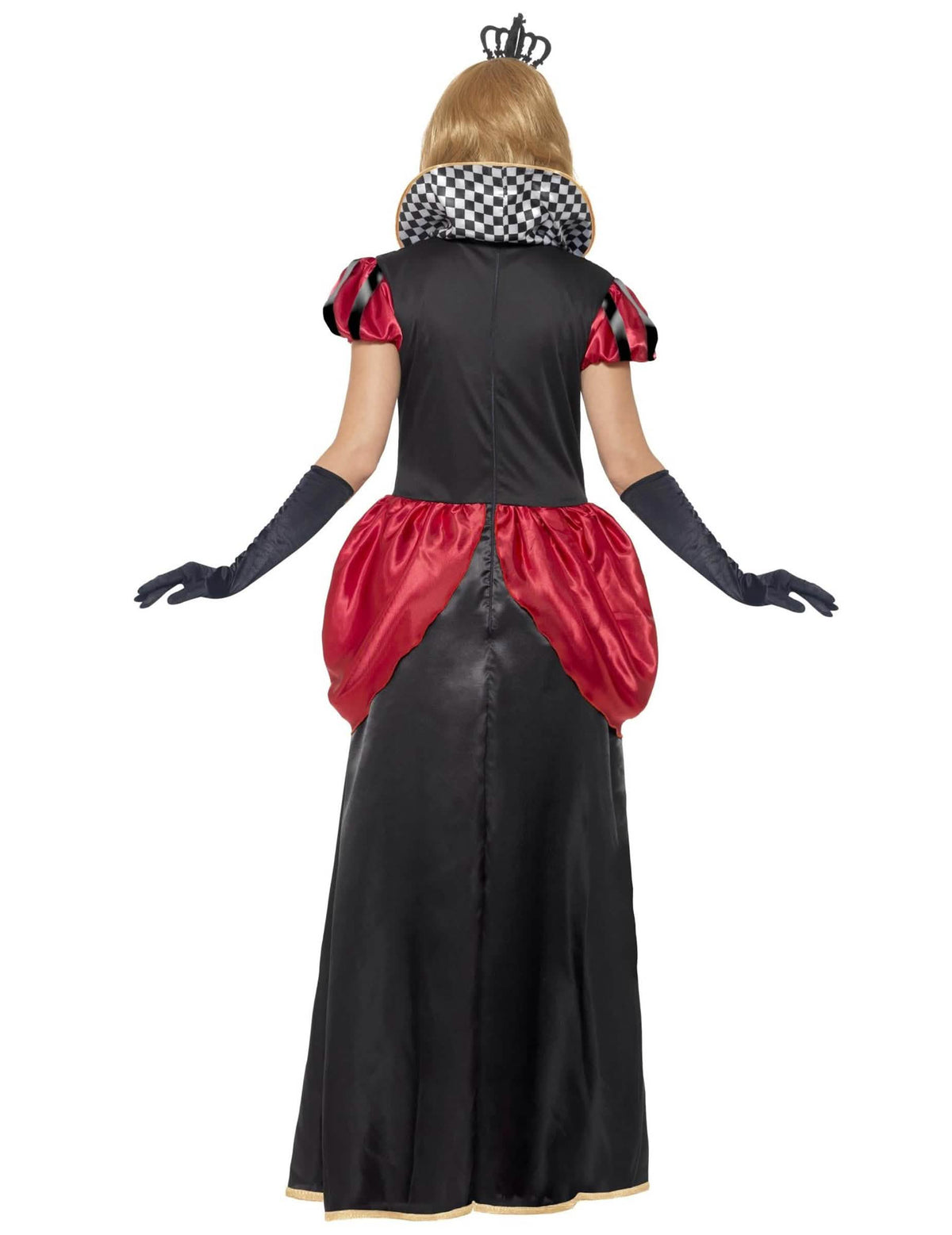 Vedere din spate a costumului regina de cupă