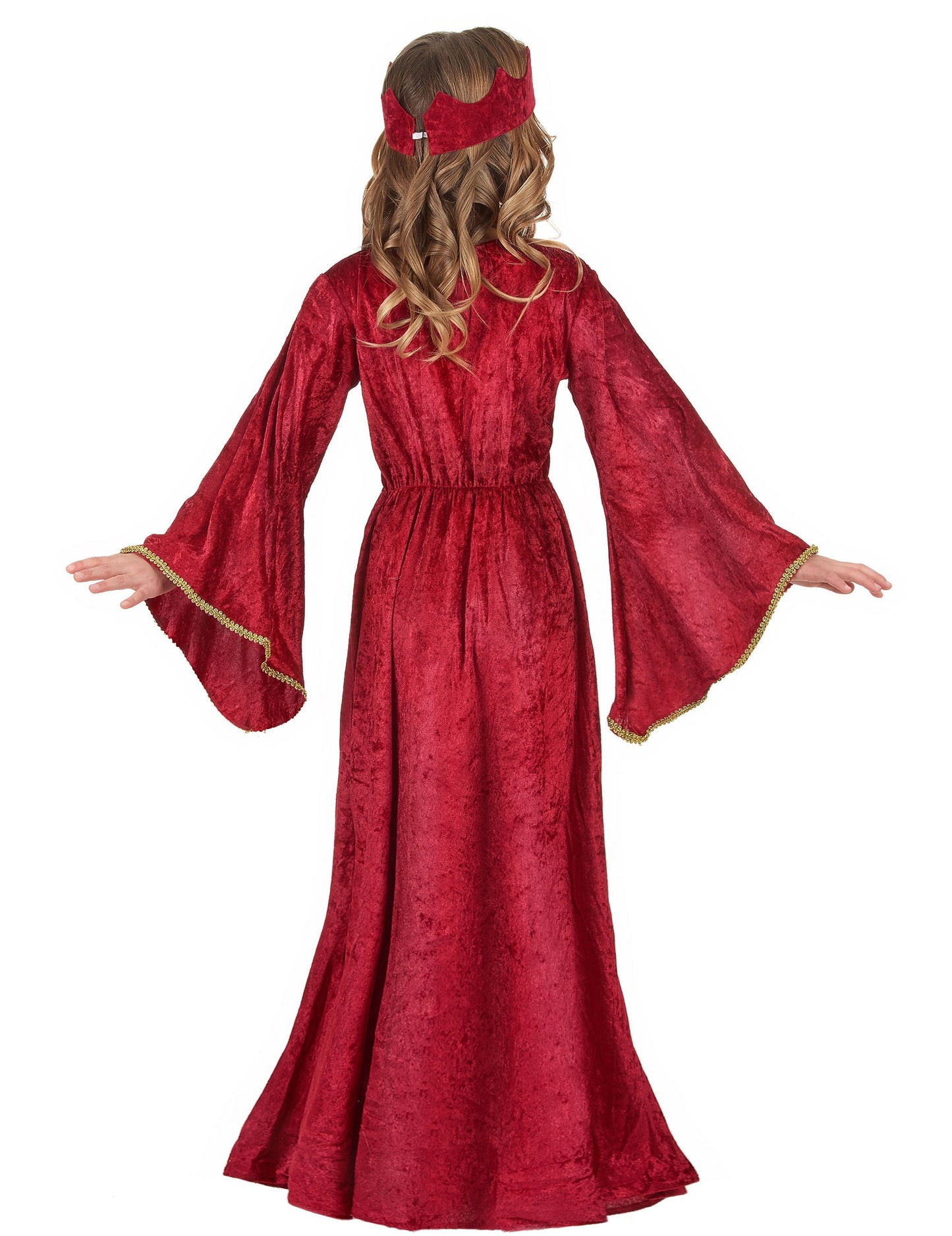 Costum regină medievală roșie