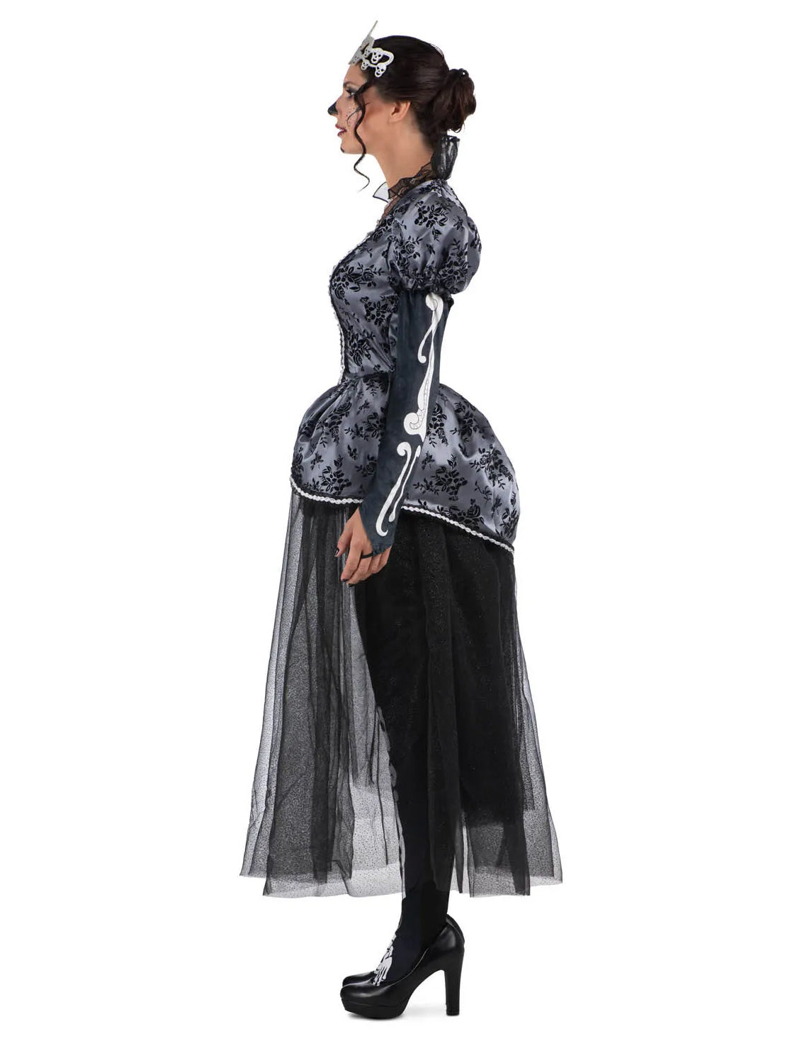 Costum regină pentru femeie de lux schelet