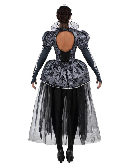 Costum regină pentru femeie de lux schelet