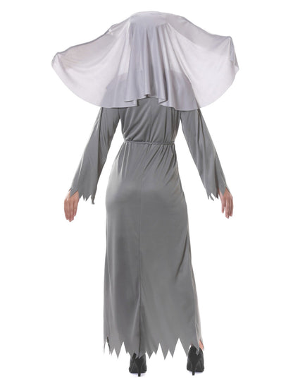 Deghizarea religioasă deținea Halloween femeie cenușie
